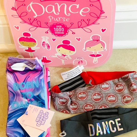 Other - My Pretty Pink Dance Book, Headbands & Socks